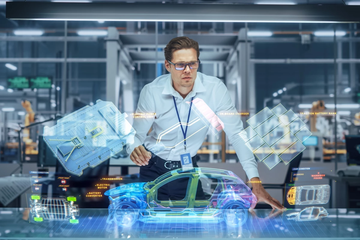 An engineer designs variants of a car model